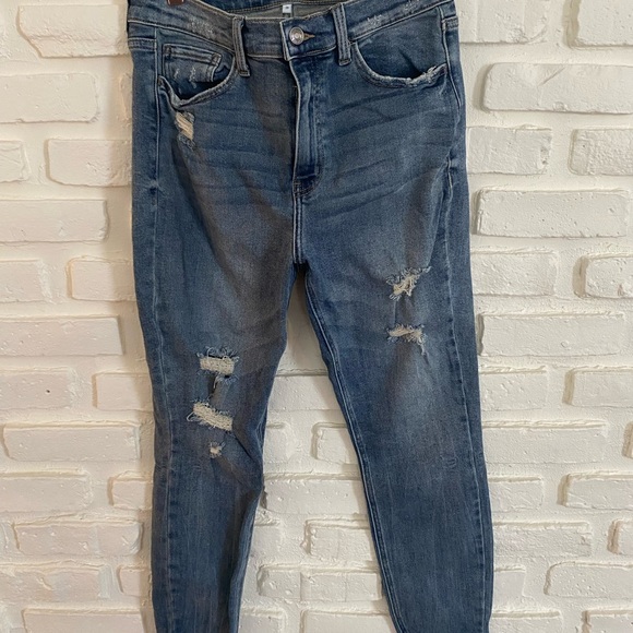 Distressed Skinny Jeans - Picture 1 of 4